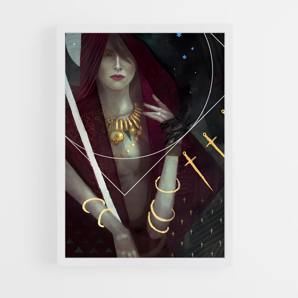 Poster Morrigan dragon – affiche Dragon age (vue 3)